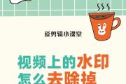 去掉视频中的水印和logo教程（轻松去除视频中的水印和logo，畅享无水印视频内容）