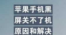 苹果手机黑屏怎么办？解决方法一网打尽（黑屏但有声音的苹果手机急救指南）